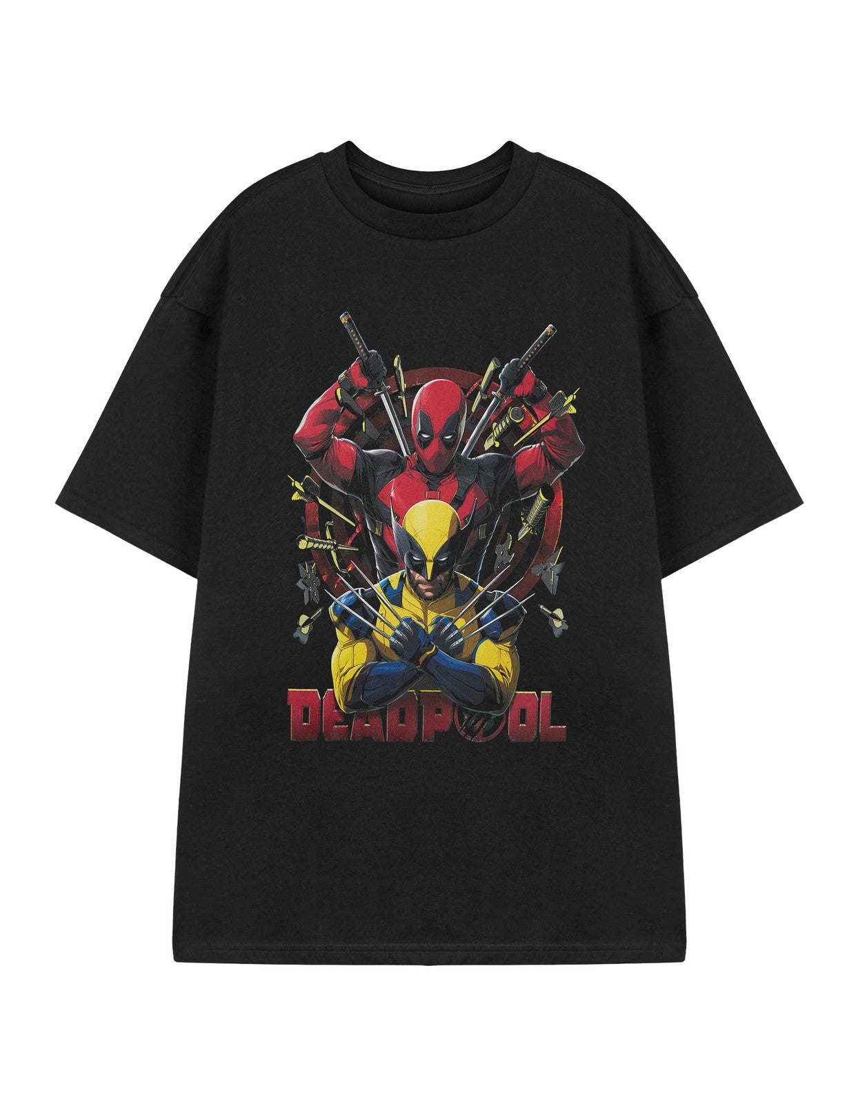 Marvel Short Sleeved T-Shirt | Mens Black | Official Merch
