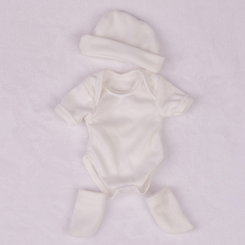 Doll Clothes Outfit Romper for 10"-11" Reborn Baby Dolls Boy/Girl Doll DIY Gifts