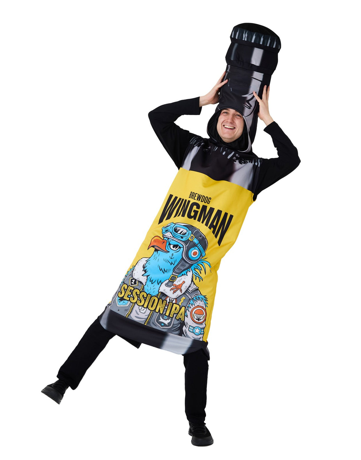 Brew Dog 1 Piece Costume | Mens Yellow | Official Merch