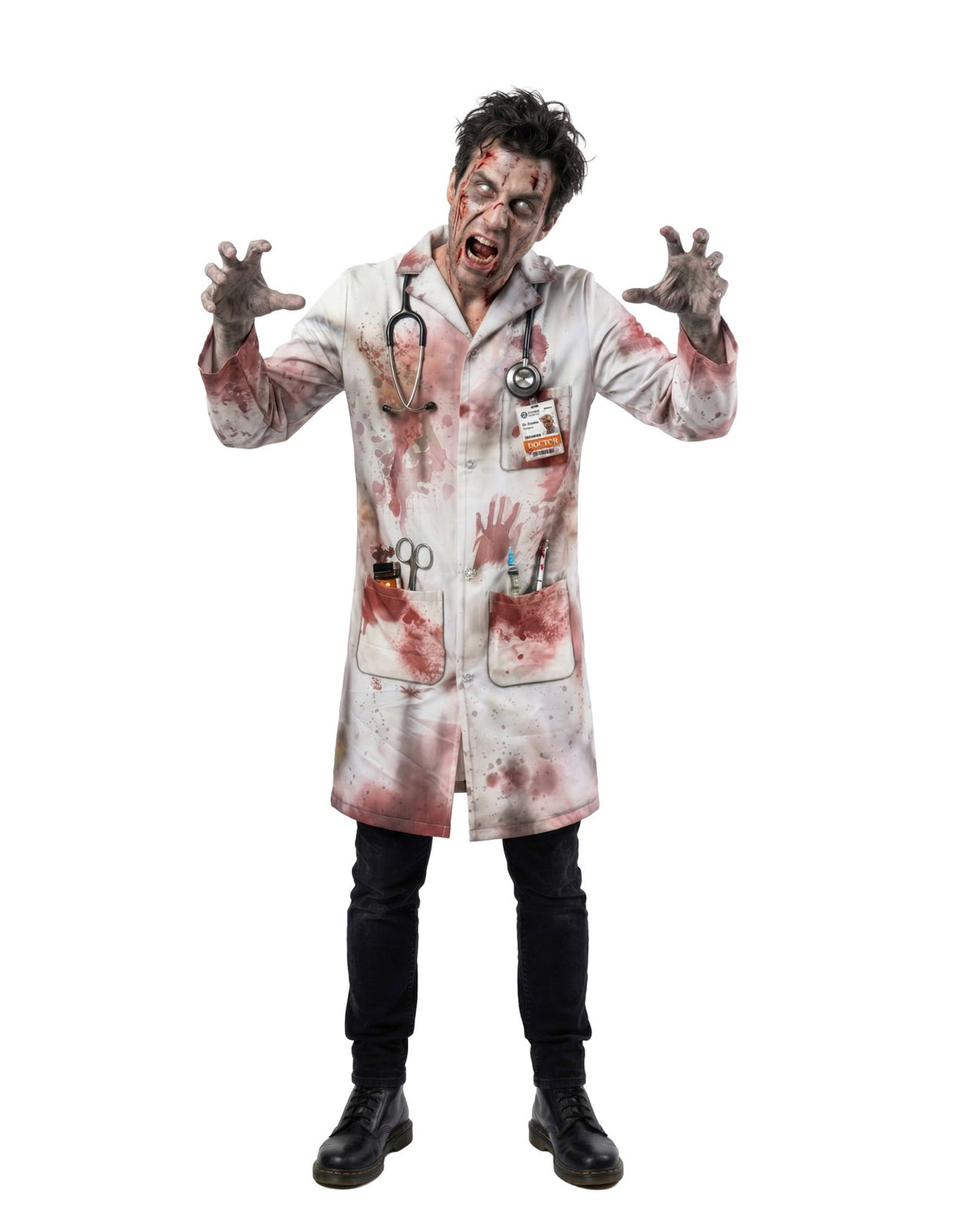 Blues Group 1 Piece Costume | Mens White | Official Merch