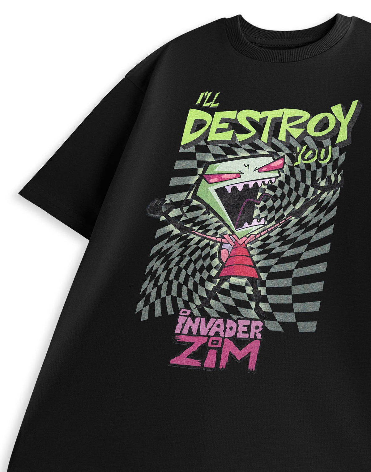 Invader Zim Short Sleeved T-Shirt | Unisex Black | Official Merch