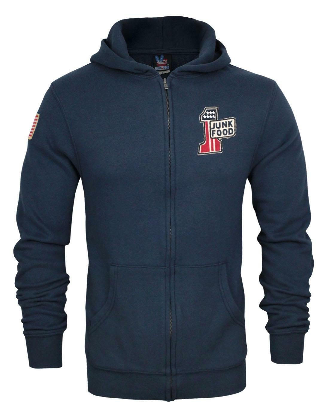 Junk Food Clothing Hoodie | Mens Blue | Official Merch