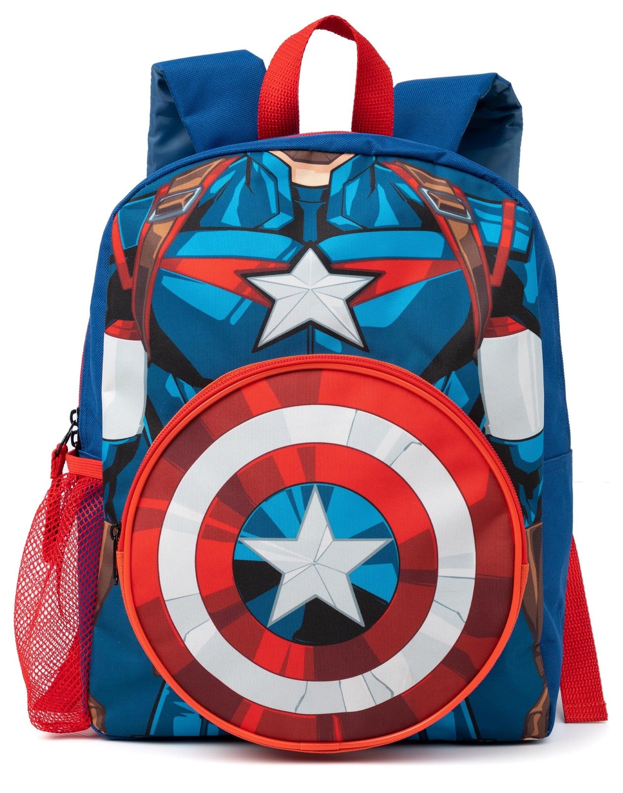 Marvel 4 Piece Backpack Set | Boys Blue Red Green | Official Merch