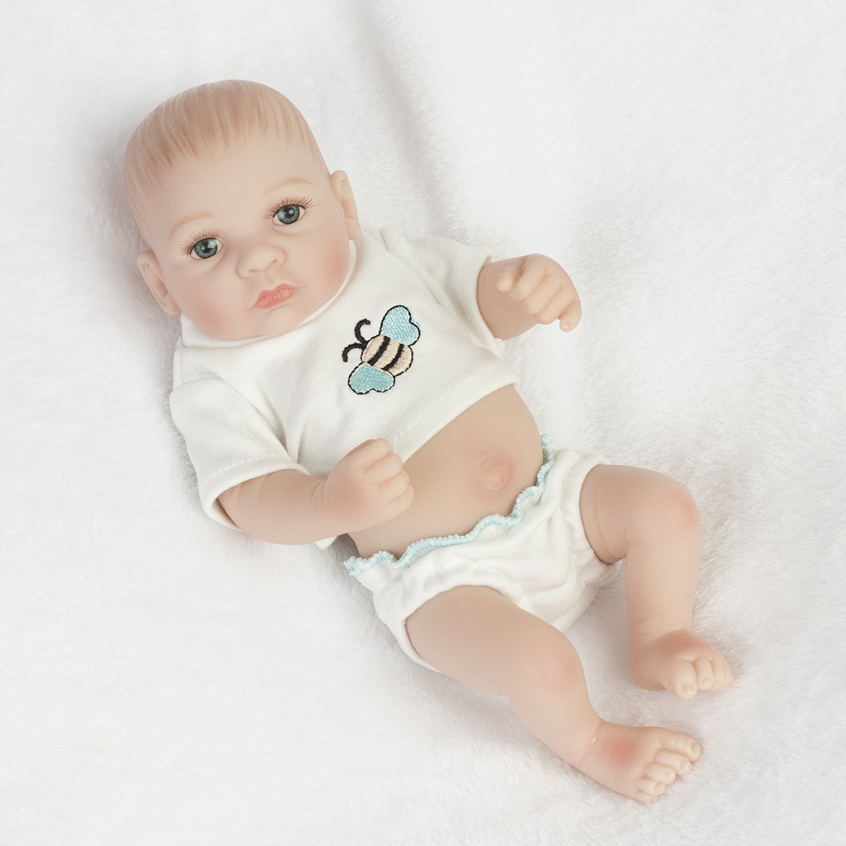 10" Reborn Dolls Waterproof Newborn Boy Girl Full Body Silicone Vinyl Twins Bath