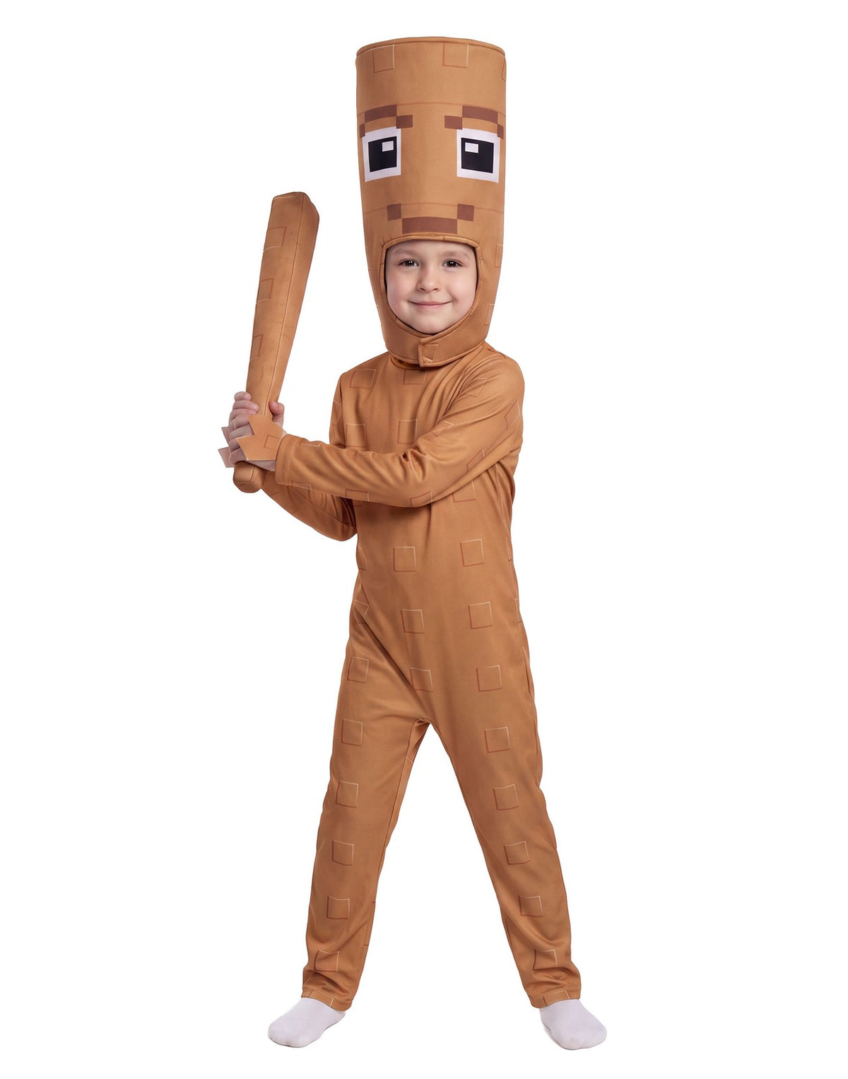 Steal a Brainrot 3 Piece Costume | Boys Brown | Official Merch