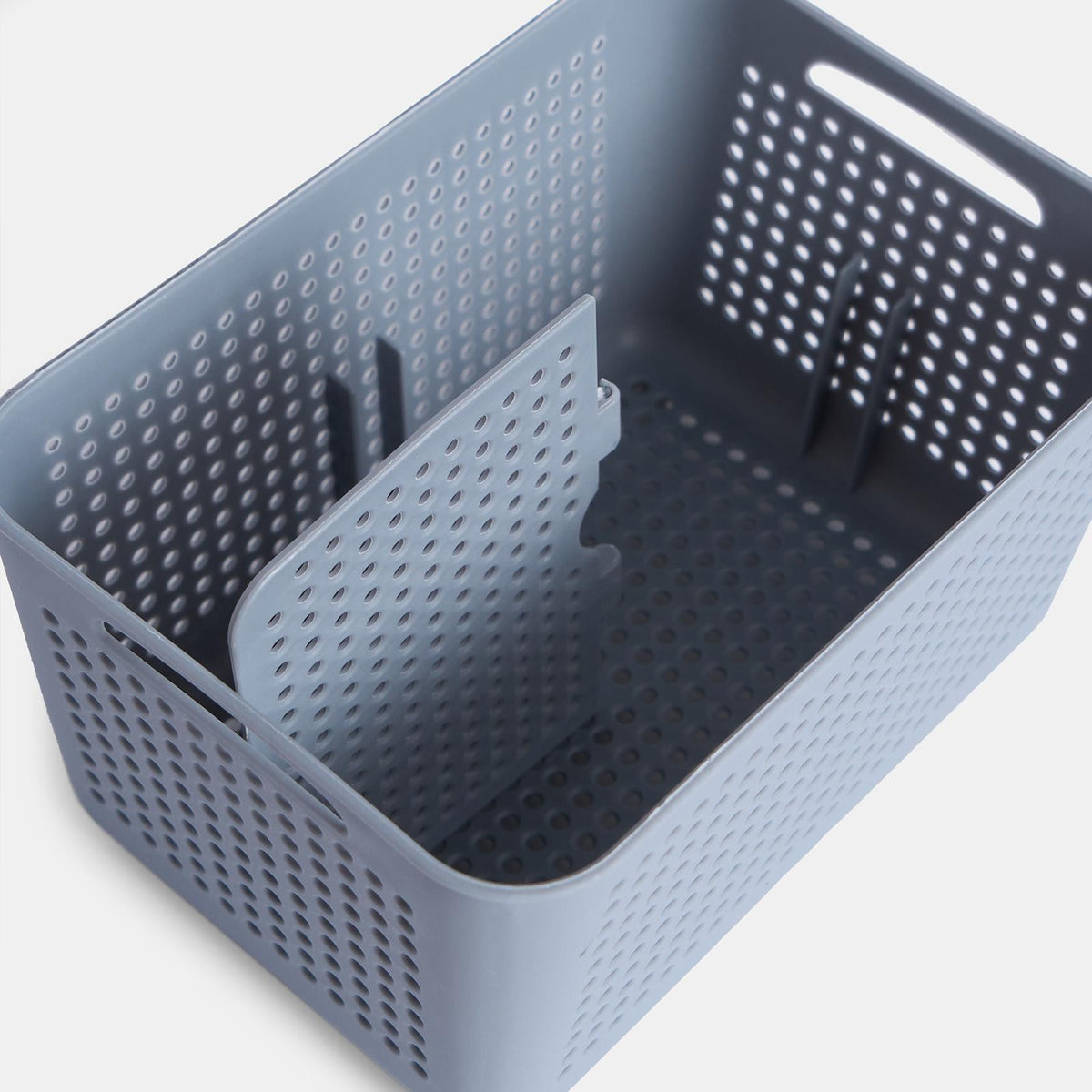 OHS Fridge Container with Lid BPA Free Plastic Food Storage Removable Basket