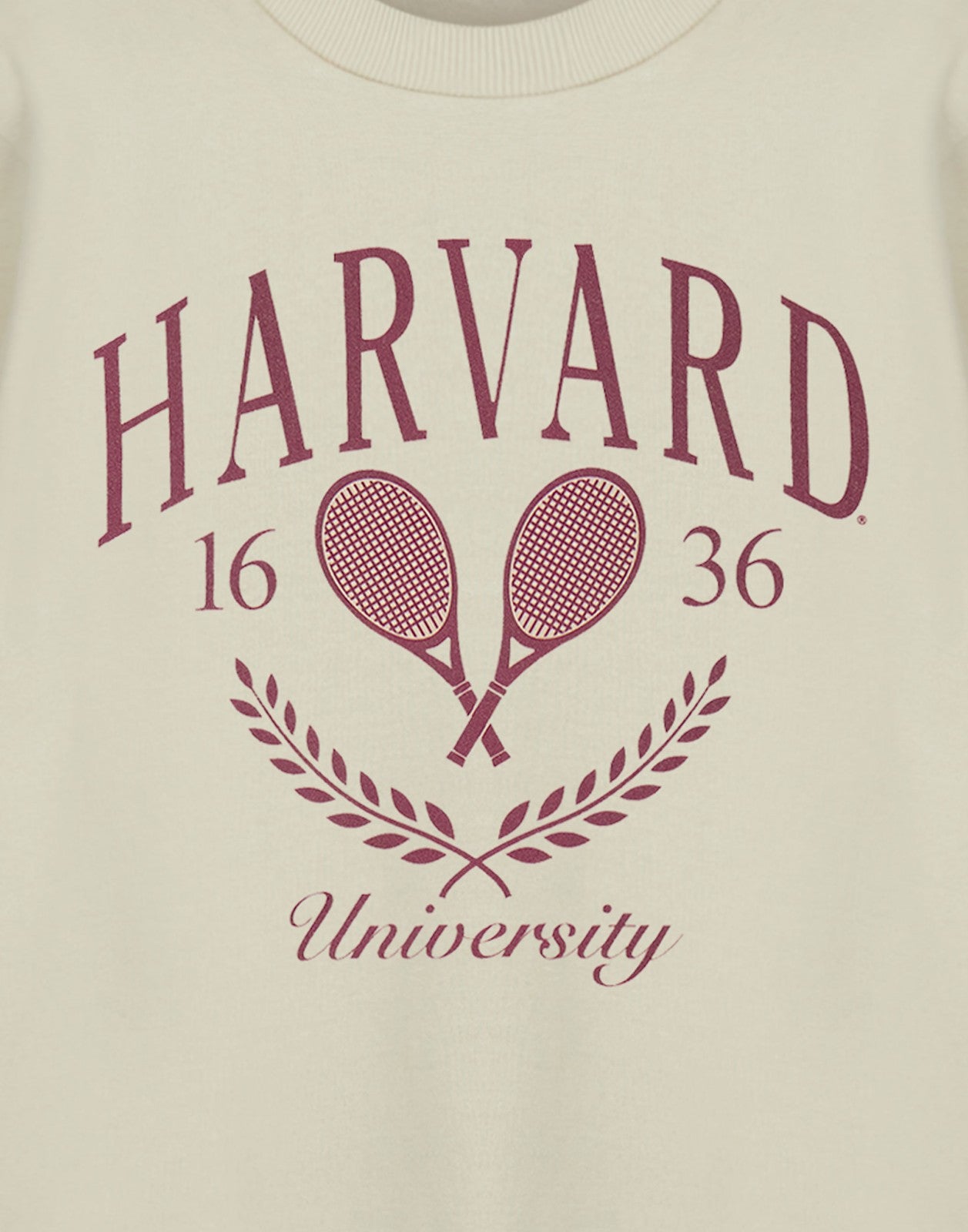 Harvard Sweatshirt | Unisex Oatmeal | Official Merch