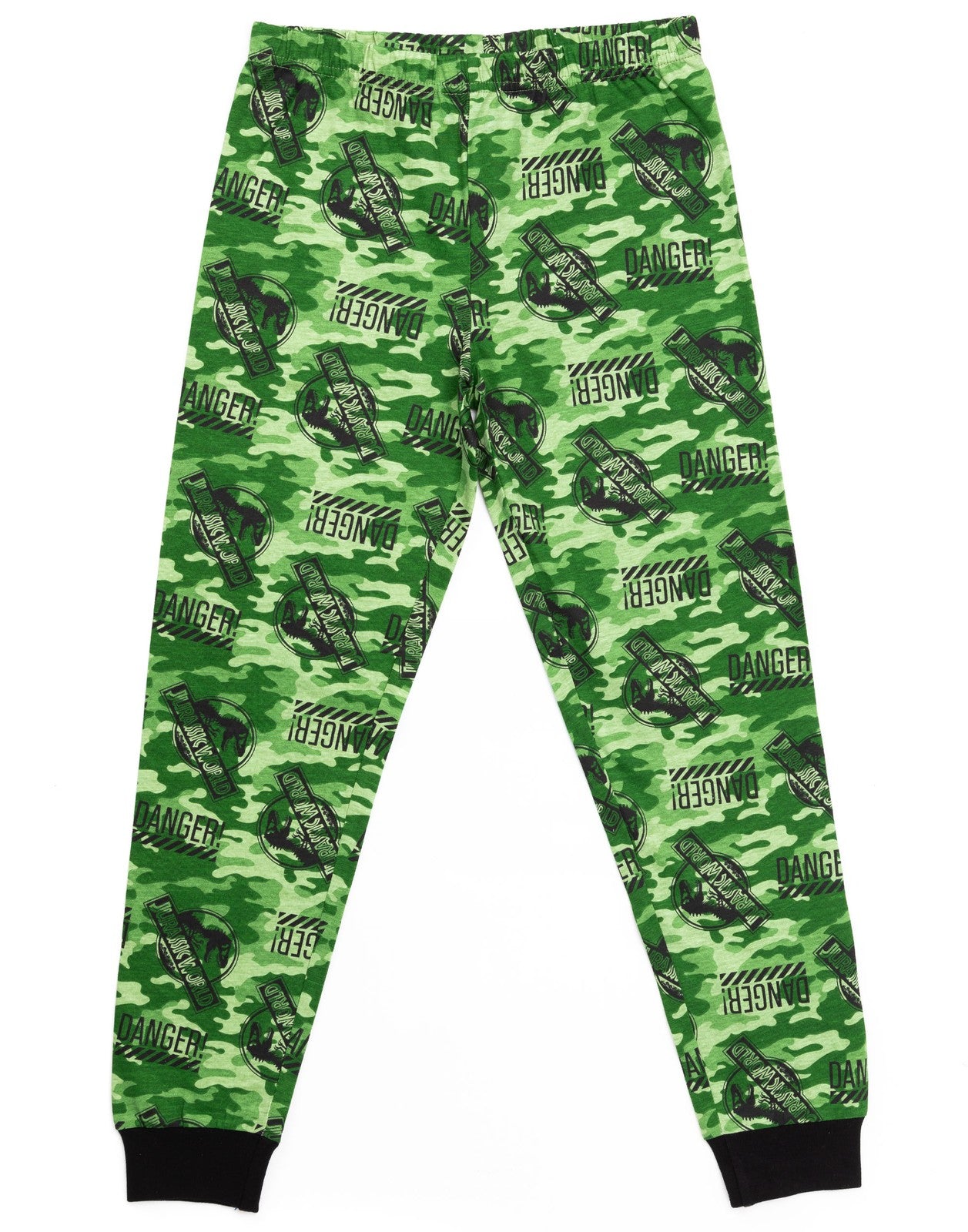 Jurassic World Long Sleeve Long Leg Pyjama Set | Boys Black | Official Merch