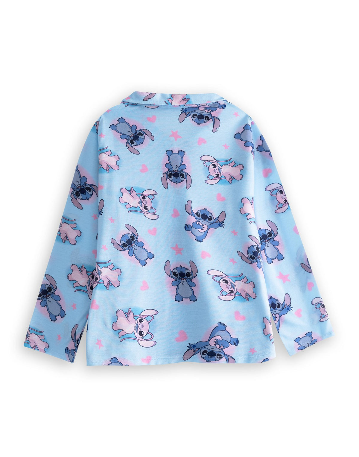 Disney Long Sleeve Long Leg Pyjama Set | Girls Blue | Official Merch