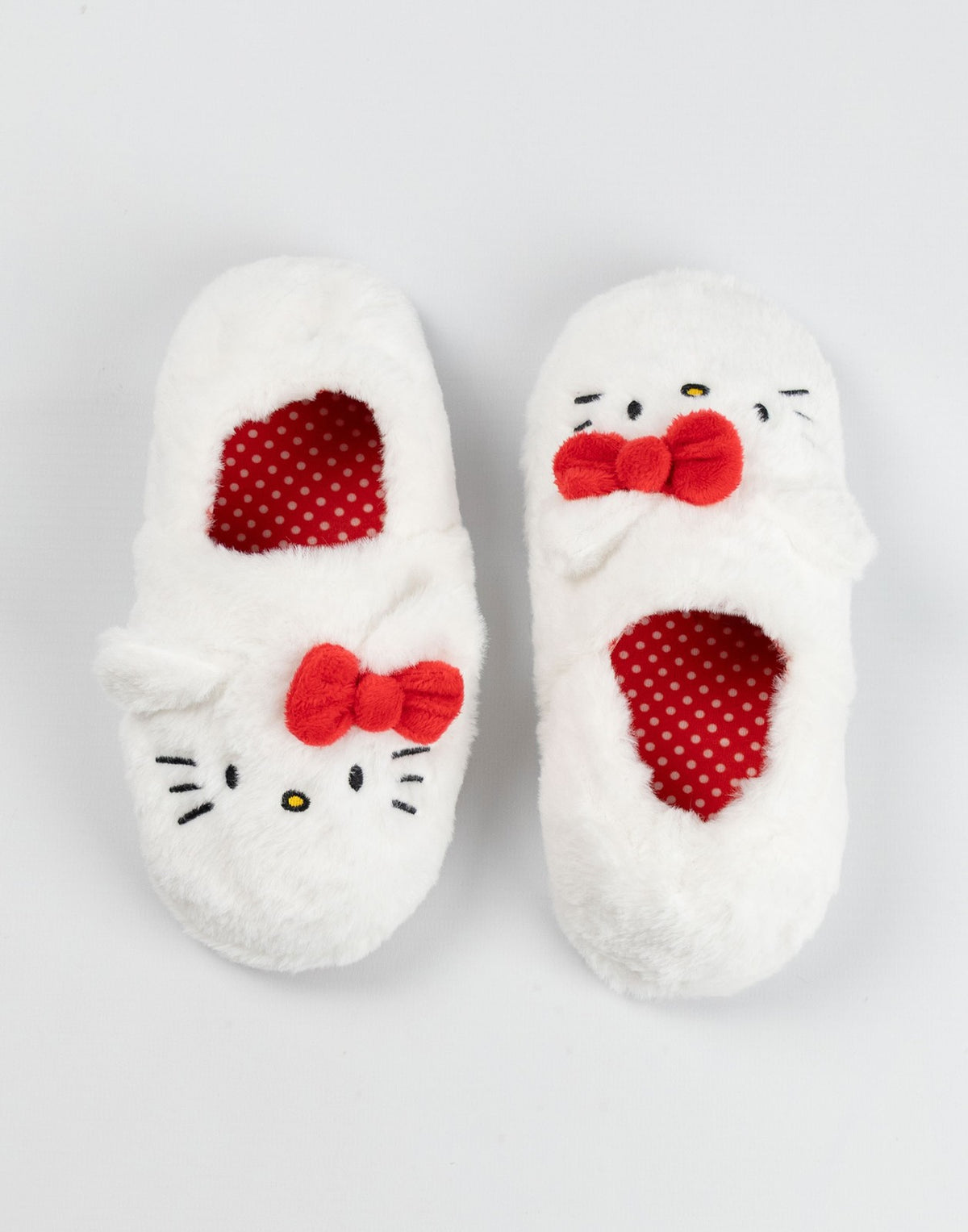 Hello Kitty Slip On Loafer Slippers | Girls White | Official Merch