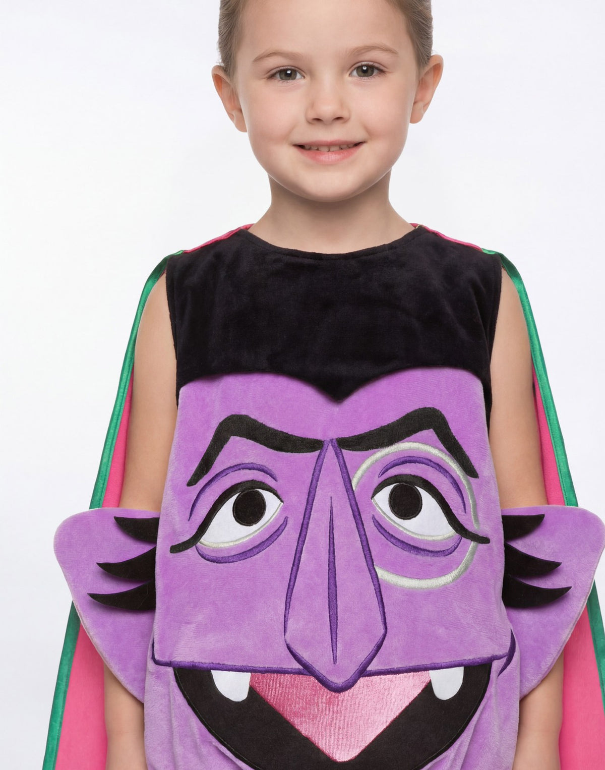 Sesame Street 2 Piece Costume | Unisex Kids Purple | Official Merch