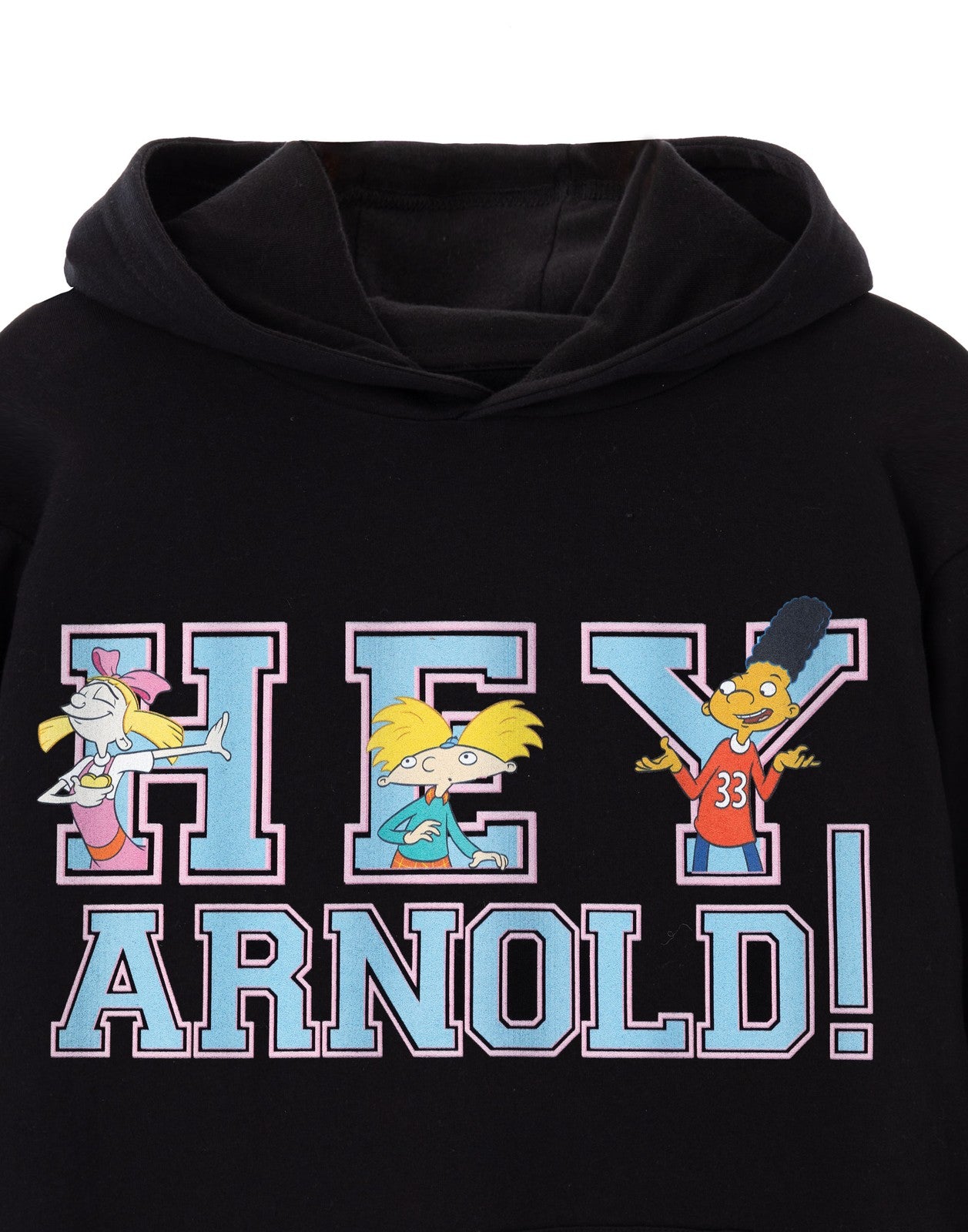 Hey Arnold Hoodie | Unisex Black | Official Merch