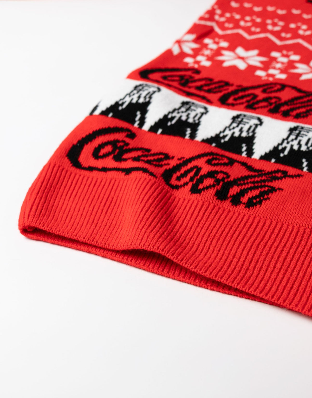 Coca Cola Christmas Jumper | Mens Red | Official Merch