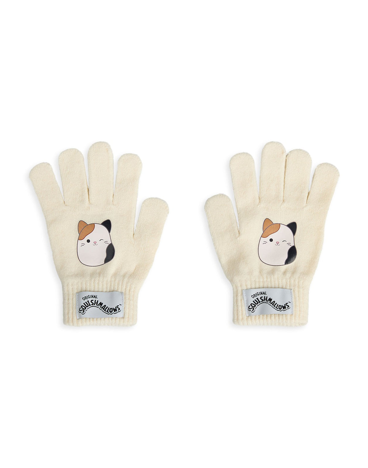 Squishmallows Beanie and Gloves Set | Girls Beige | Official Merch
