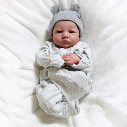 18" Realistic Reborn Baby Dolls Vinyl Silicone Handmade Newborn Boy Doll Gift UK