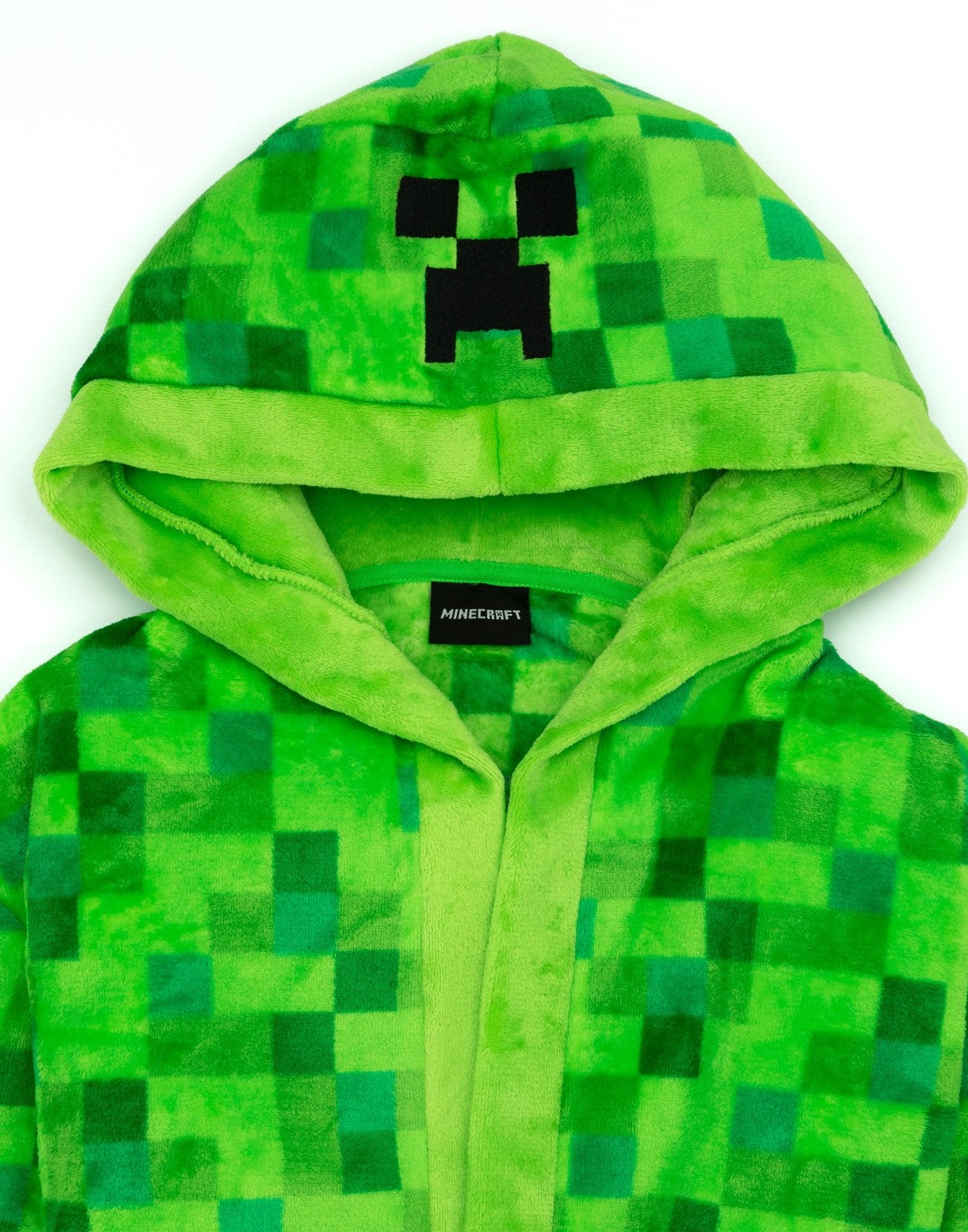 Minecraft Bathrobe | Unisex Kids Green Gaming | Official Merch