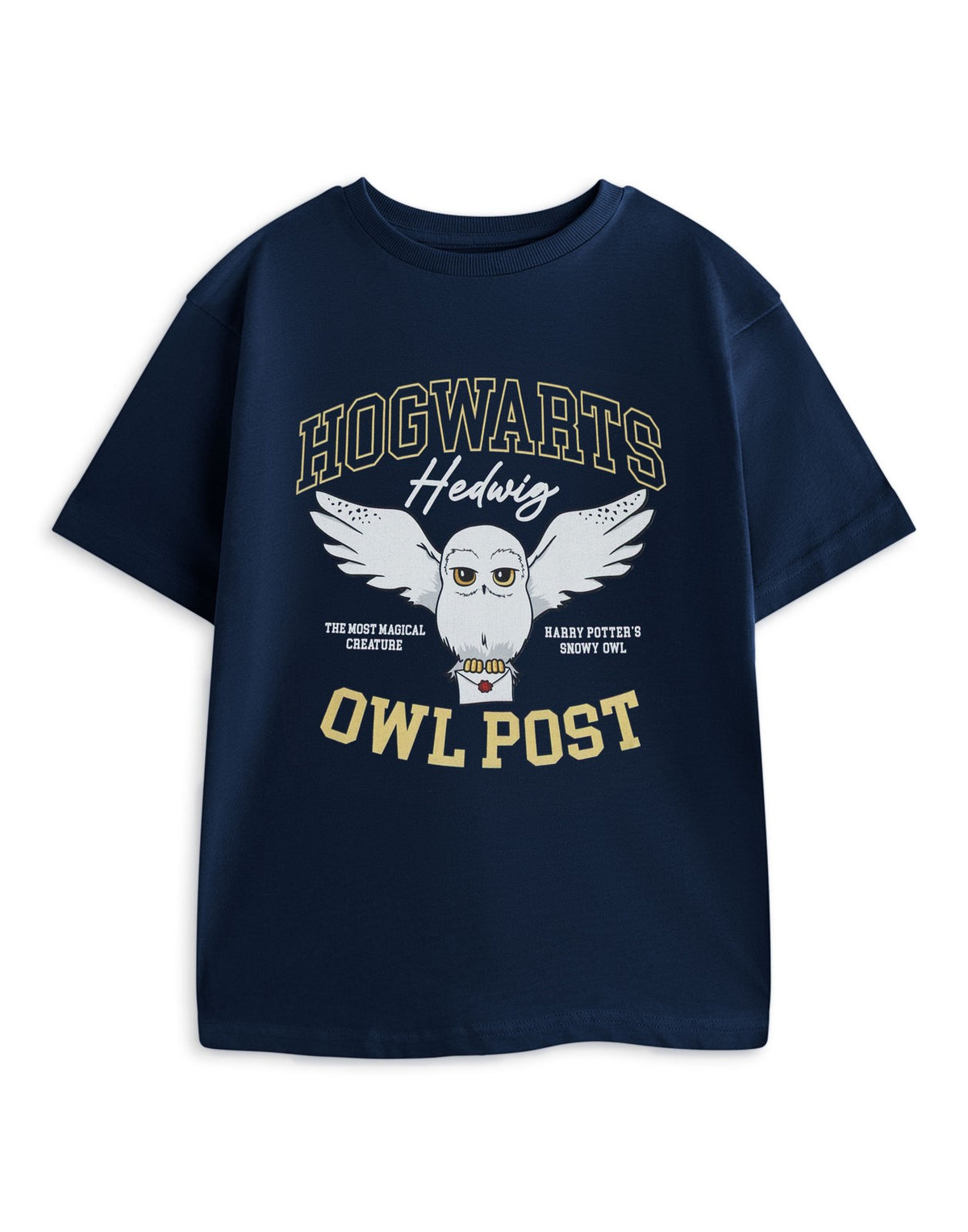 Harry Potter Short Sleeved T-Shirt | Girls Navy | Official Merch