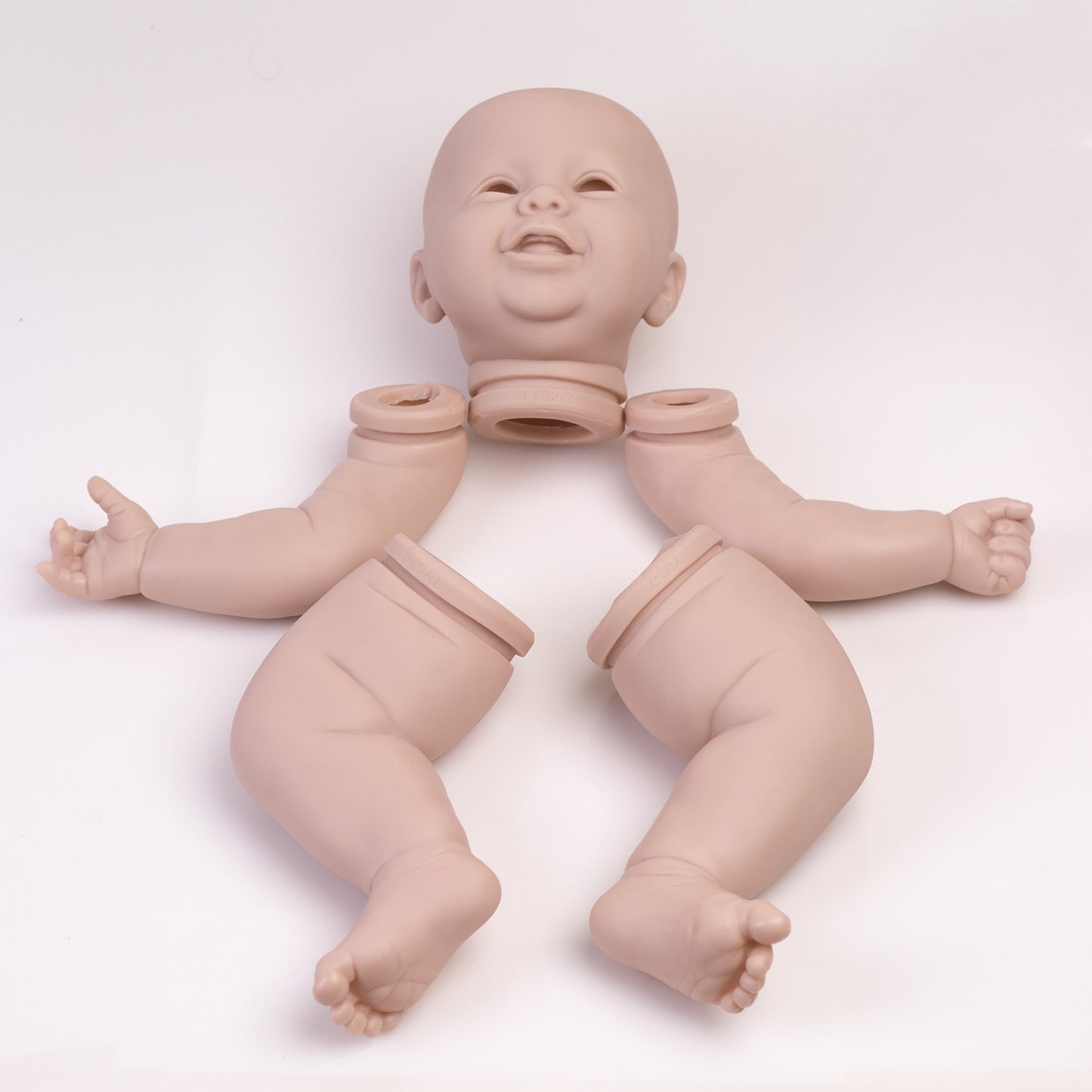 Realistic Unpainted Reborn Doll Kits DIY Baby Mold Vinyl Silicone Dolls Parts UK