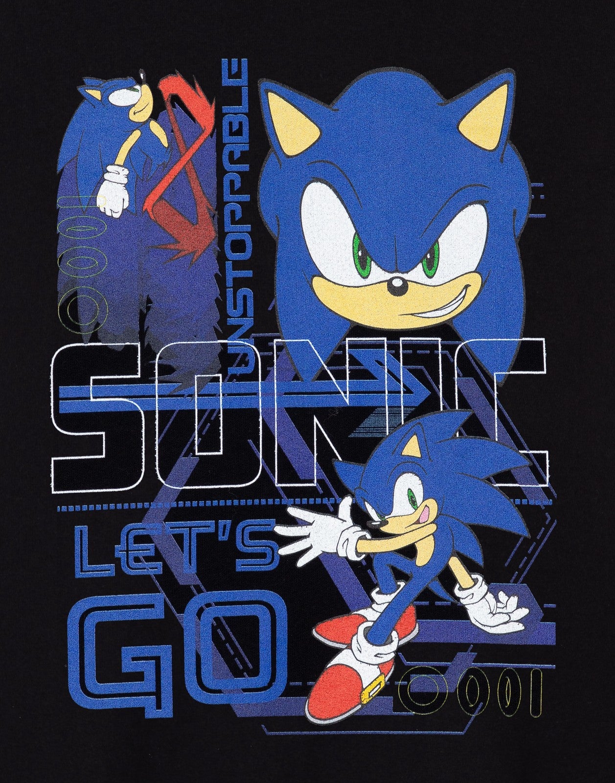 Sonic the Hedgehog Hoodie | Boys Black | Official Merch
