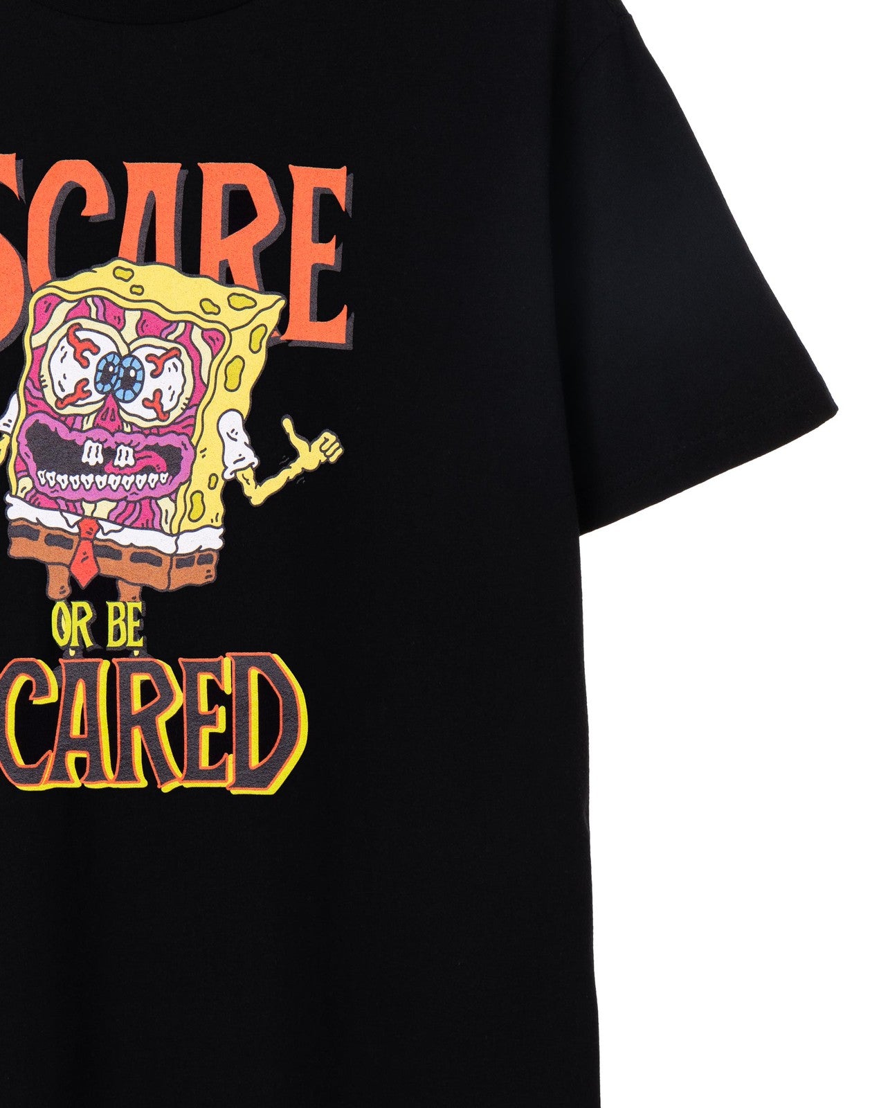 SpongeBob SquarePants Short Sleeved T-Shirt | Unisex Black | Official Merch