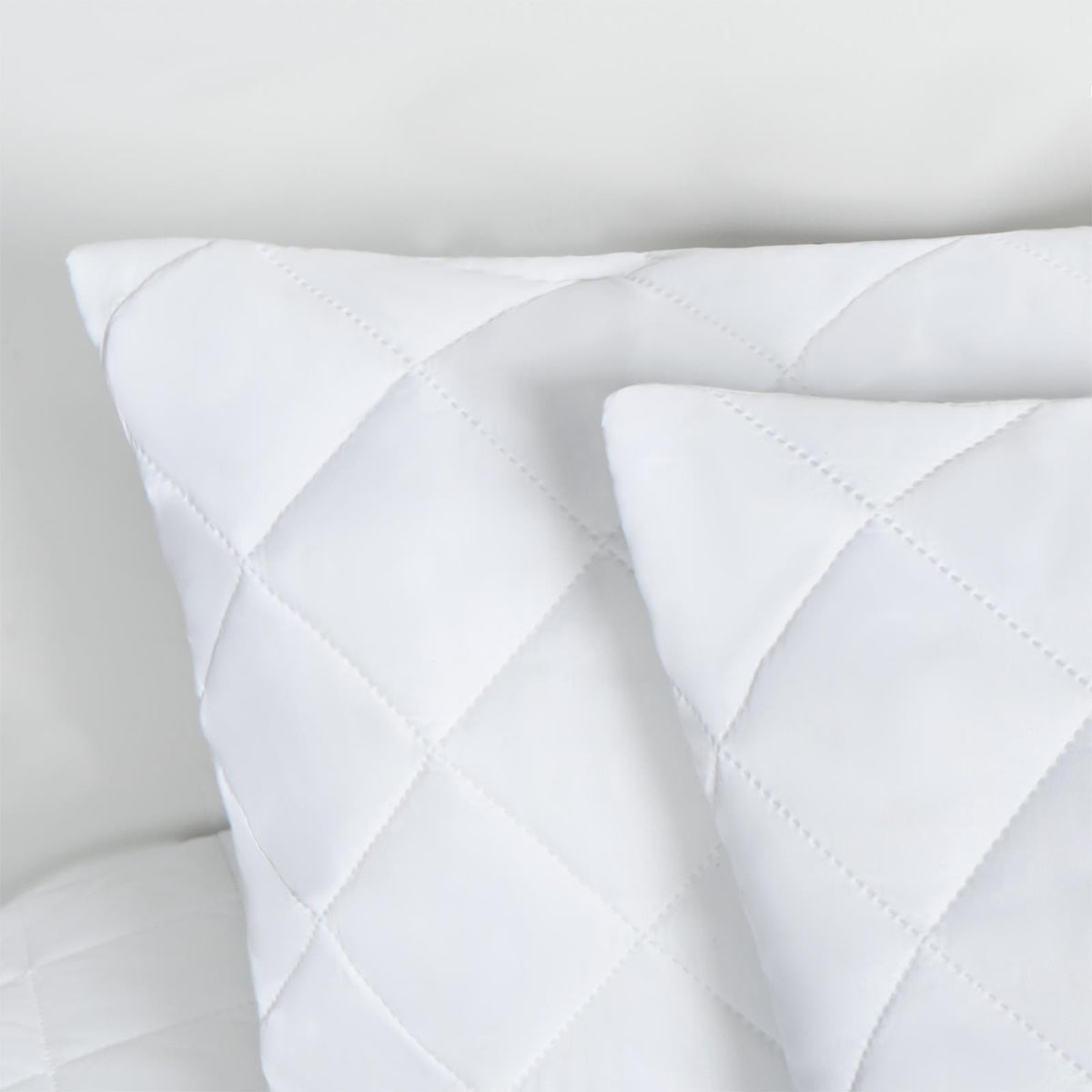 Pillow Protector Cases Soft Touch Cushion Cover 2 Pack Pinsonic Quilted Set Pair