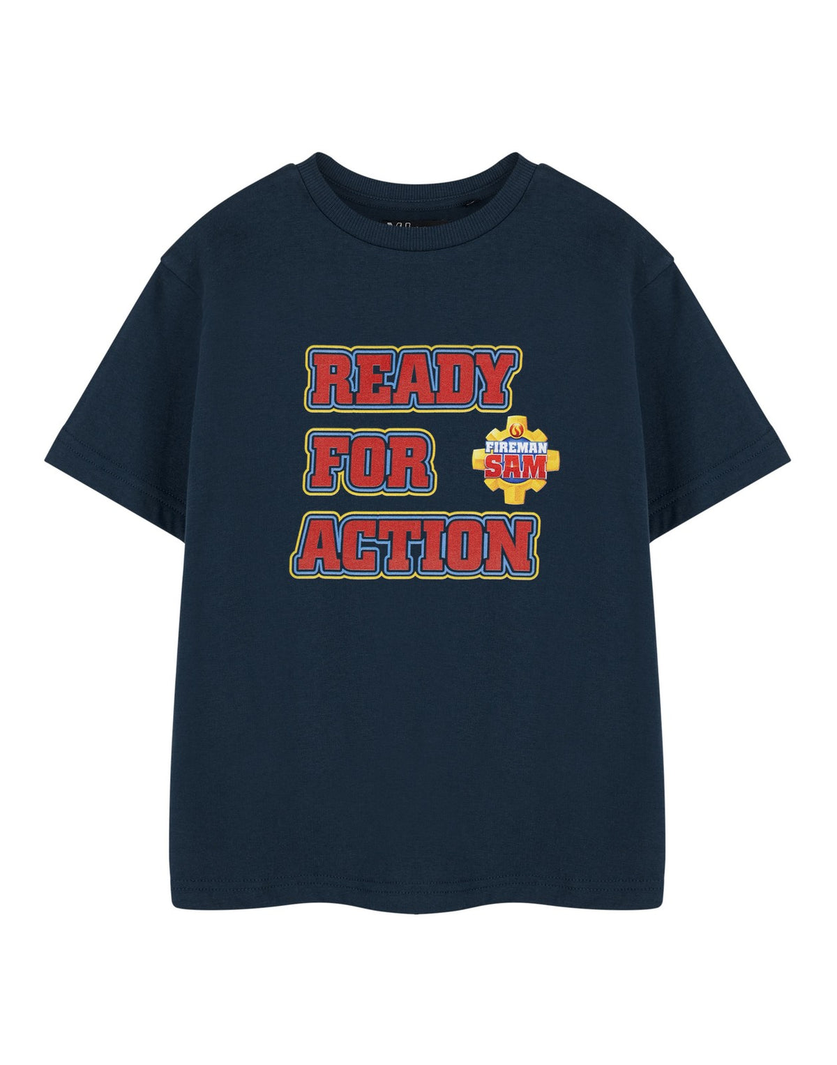 Fireman Sam Short Sleeved T-Shirt | Boys Navy | Official Merch