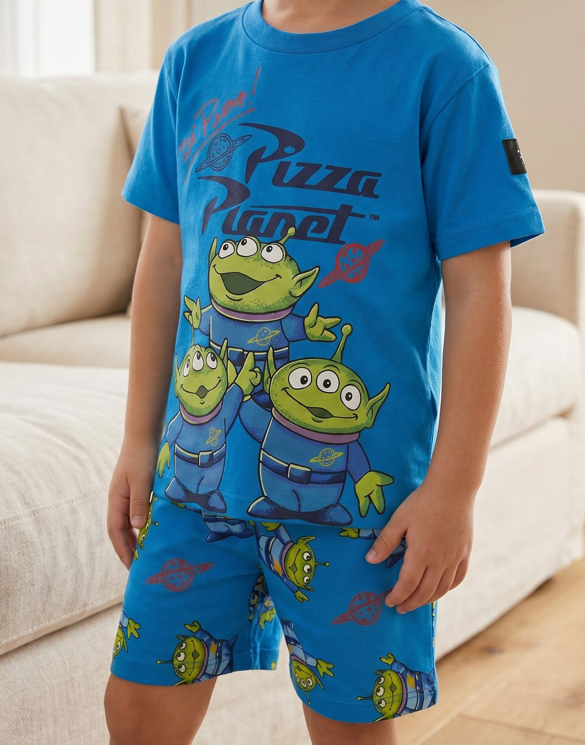 Disney Multi-Pack of 3 Short Sleeve Short Leg Pyjama Set | Boys Multicoloured |