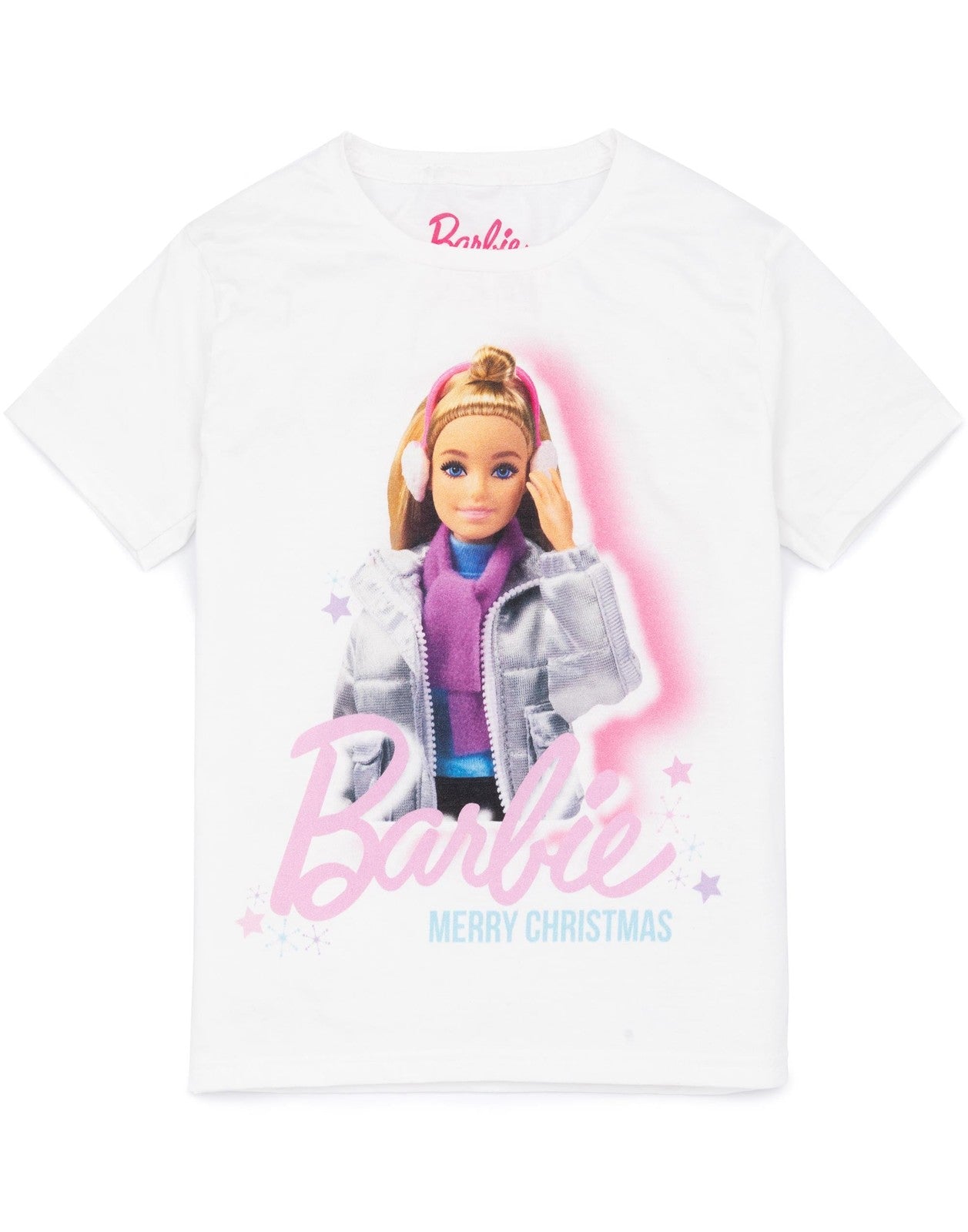 Barbie Short Sleeved T-Shirt | Girls White | Official Merch