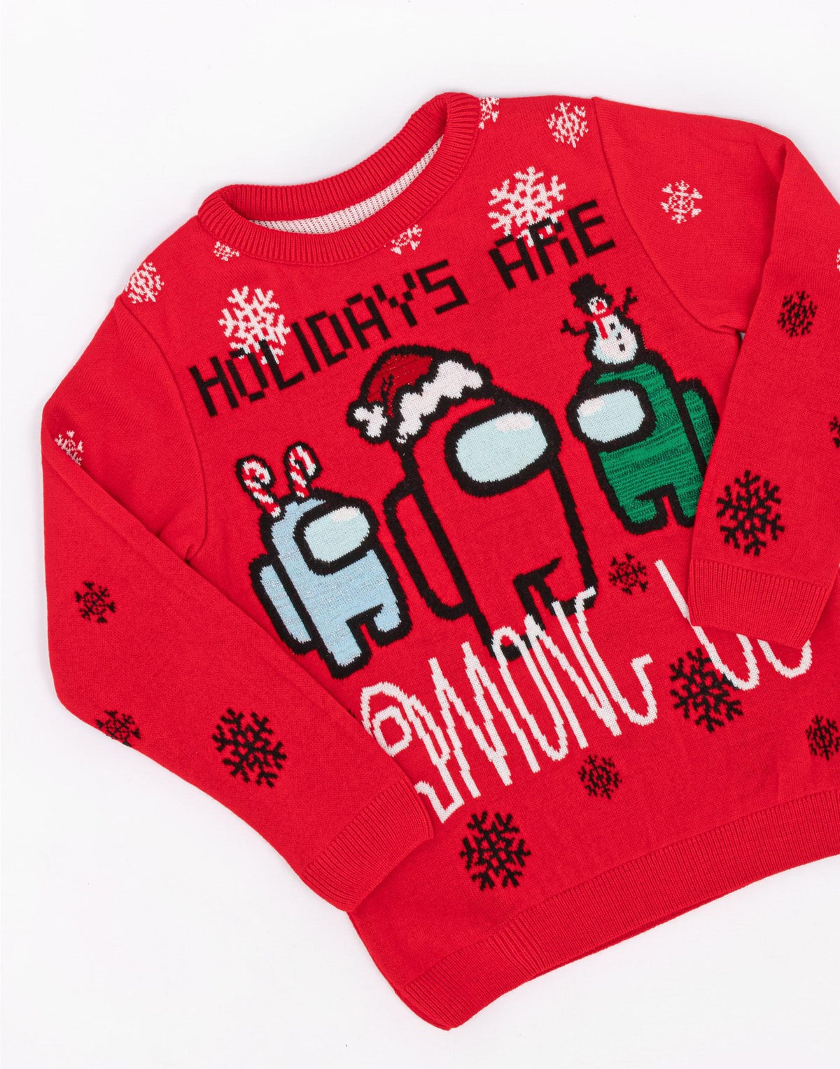 Among Us Christmas Jumper | Boys Red | Official Merch