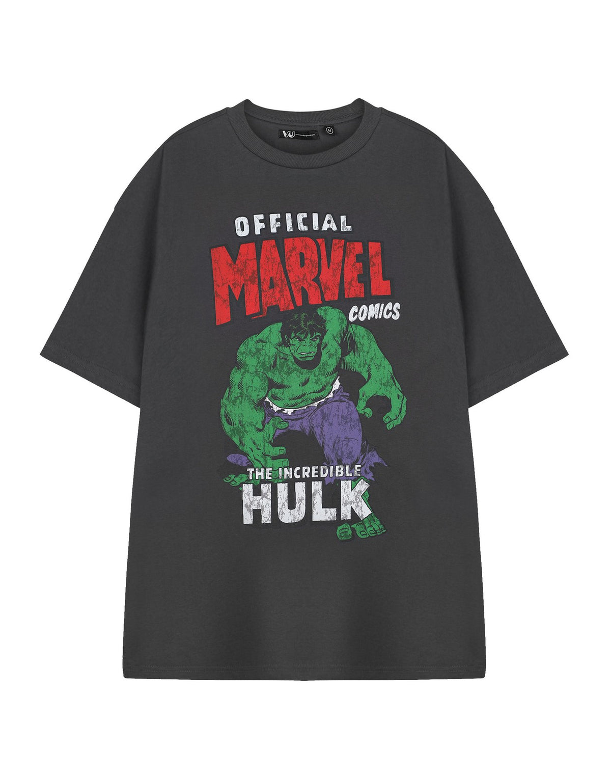 Marvel Short Sleeved T-Shirt | Mens Charcoal | Official Merch