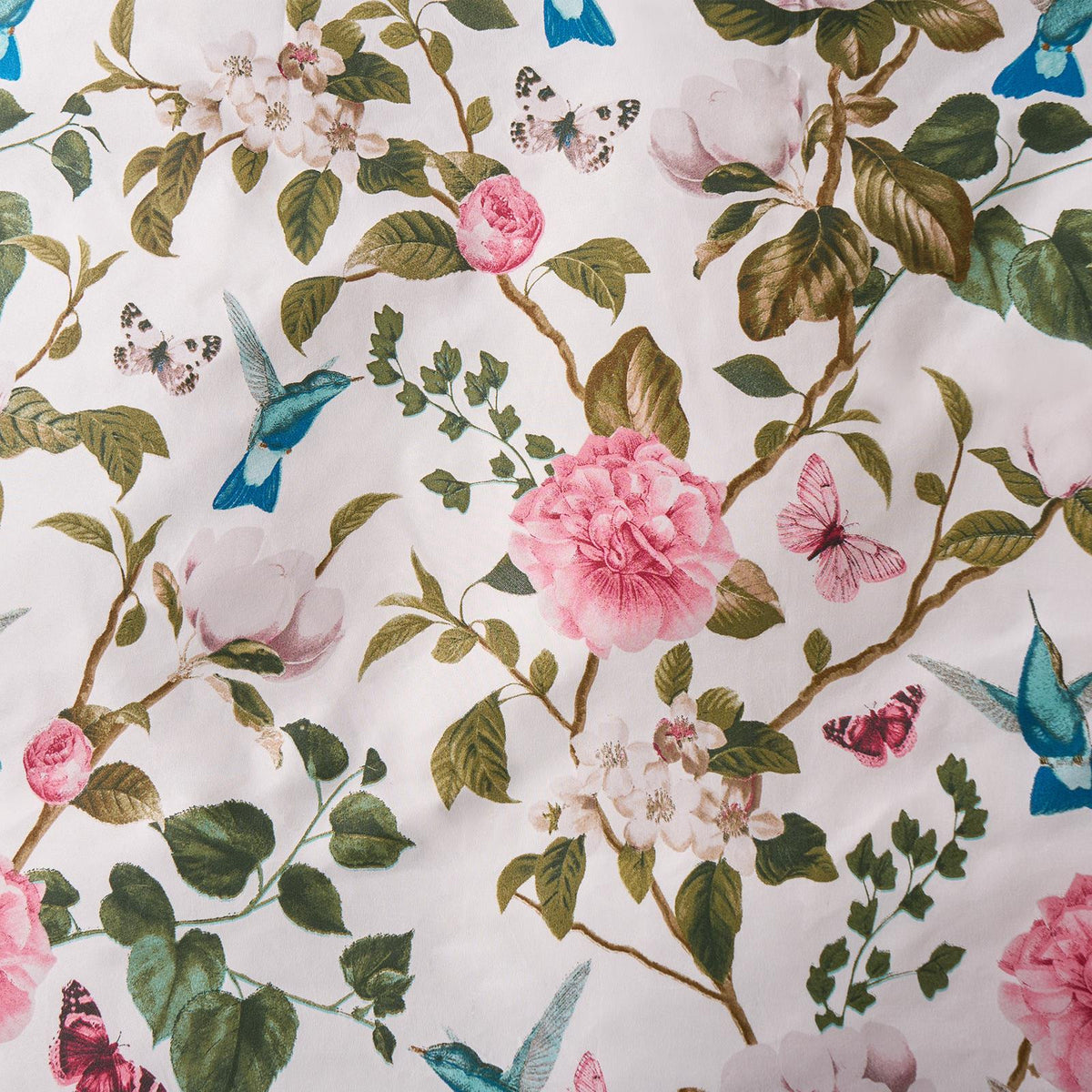 Spring Duvet Cover Set Reversible Floral Bedding Quilt Pillowcase Soft Blossoms