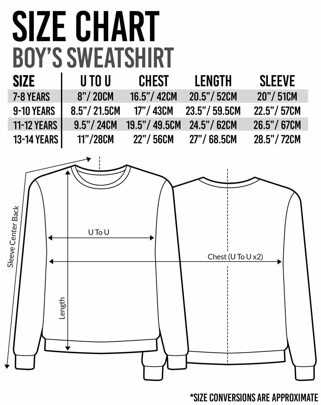 Minecraft Sweatshirt | Boys Black Gaming | Official Merch