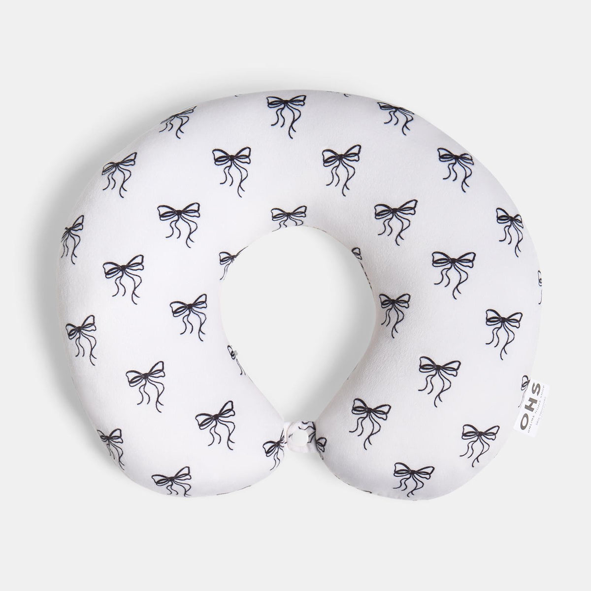 OHS Neck Pillow Travel Support U Shape Head Rest Car Plane Filled Plump Cushion
