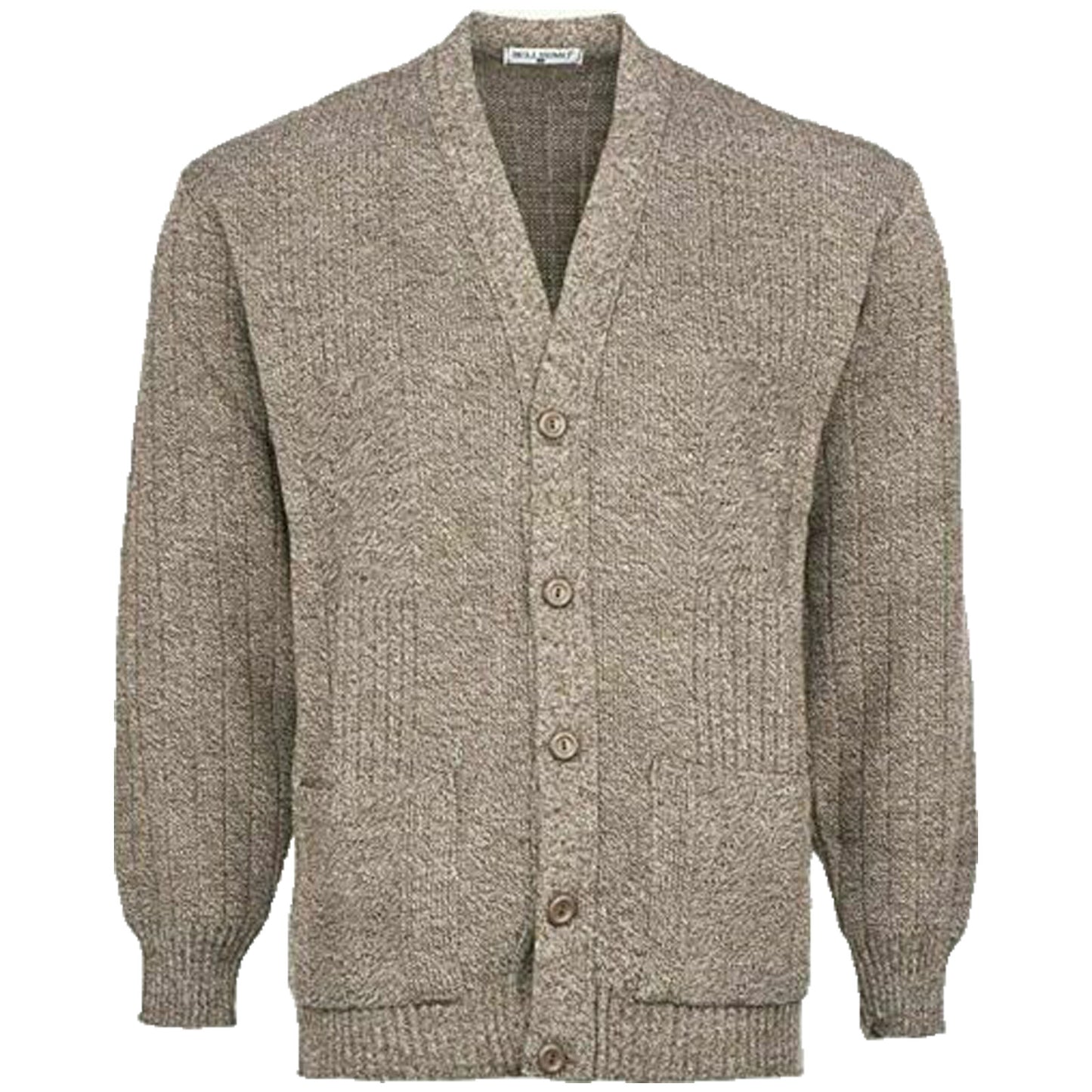 MENS AZTEC PATTERN CARDIGAN ZIP POCKET THICK WINTER WARM SWEATER KNITTED JUMPER