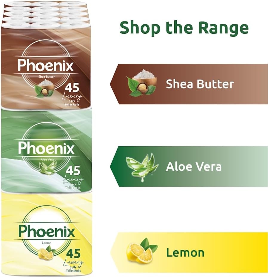 Phoenix Soft Quilted Luxury Toilet Rolls Bulk Buy – Quilted White 3 Ply Toilet