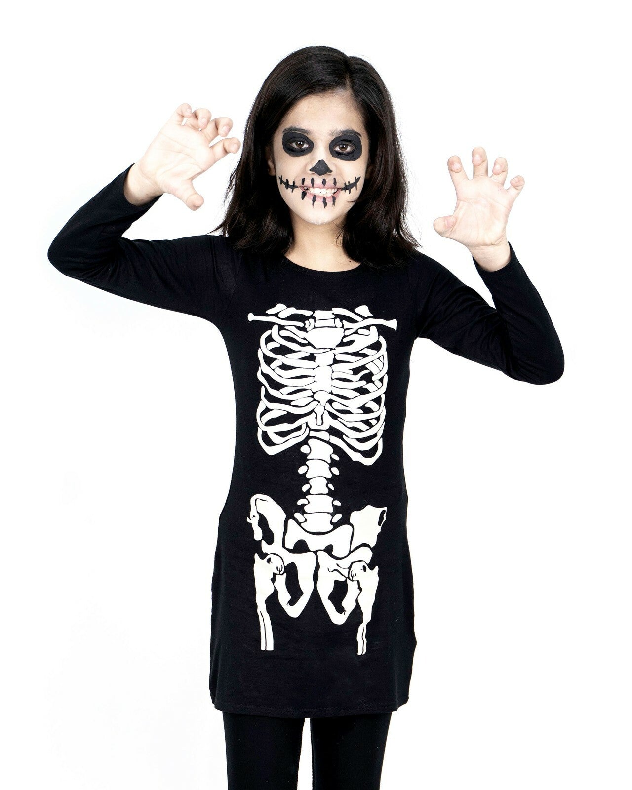 Kids Halloween Costumes Outfits Halloween Printed Leggings Girls Spooky Costume