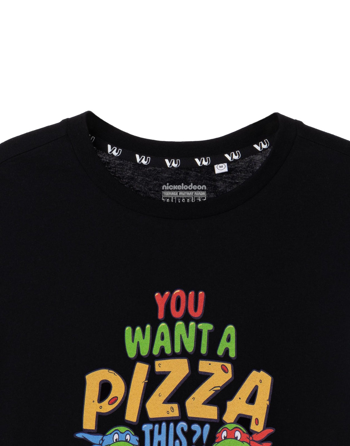 Teenage Mutant Ninja Turtles Short Sleeved T-Shirt | Mens Black | Official Merch