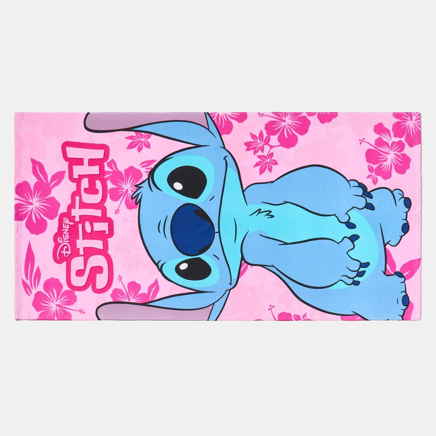 OHS x Stitch Kids Beach Towel Hooded Poncho Absorbent Quick Dry Soft Microfibre