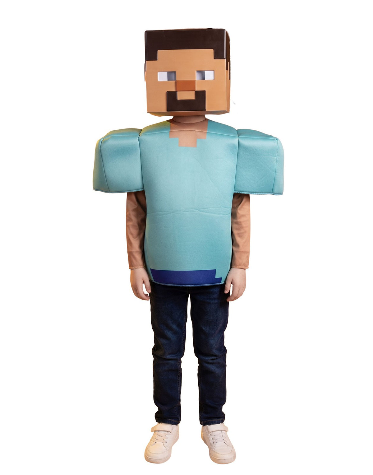 Minecraft 2 Piece Costume | Boys Turquoise | Official Merch