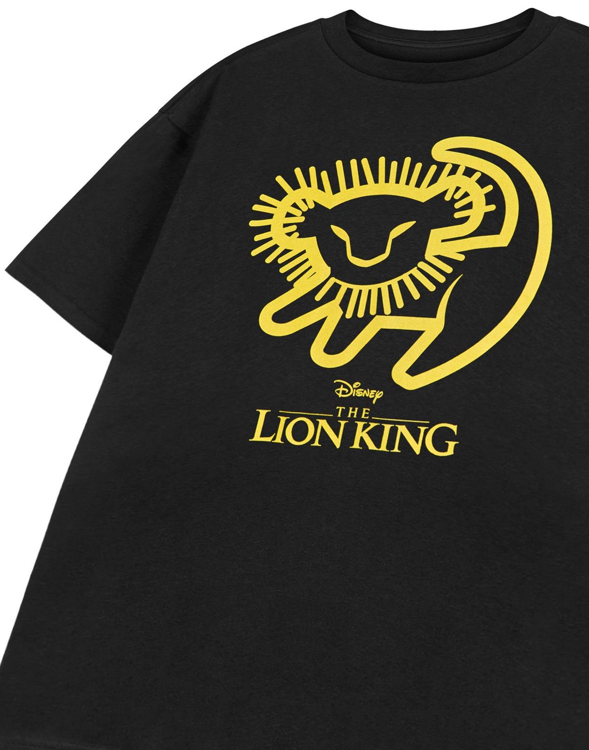Disney Short Sleeved T-Shirt | Unisex Kids Black | Official Merch