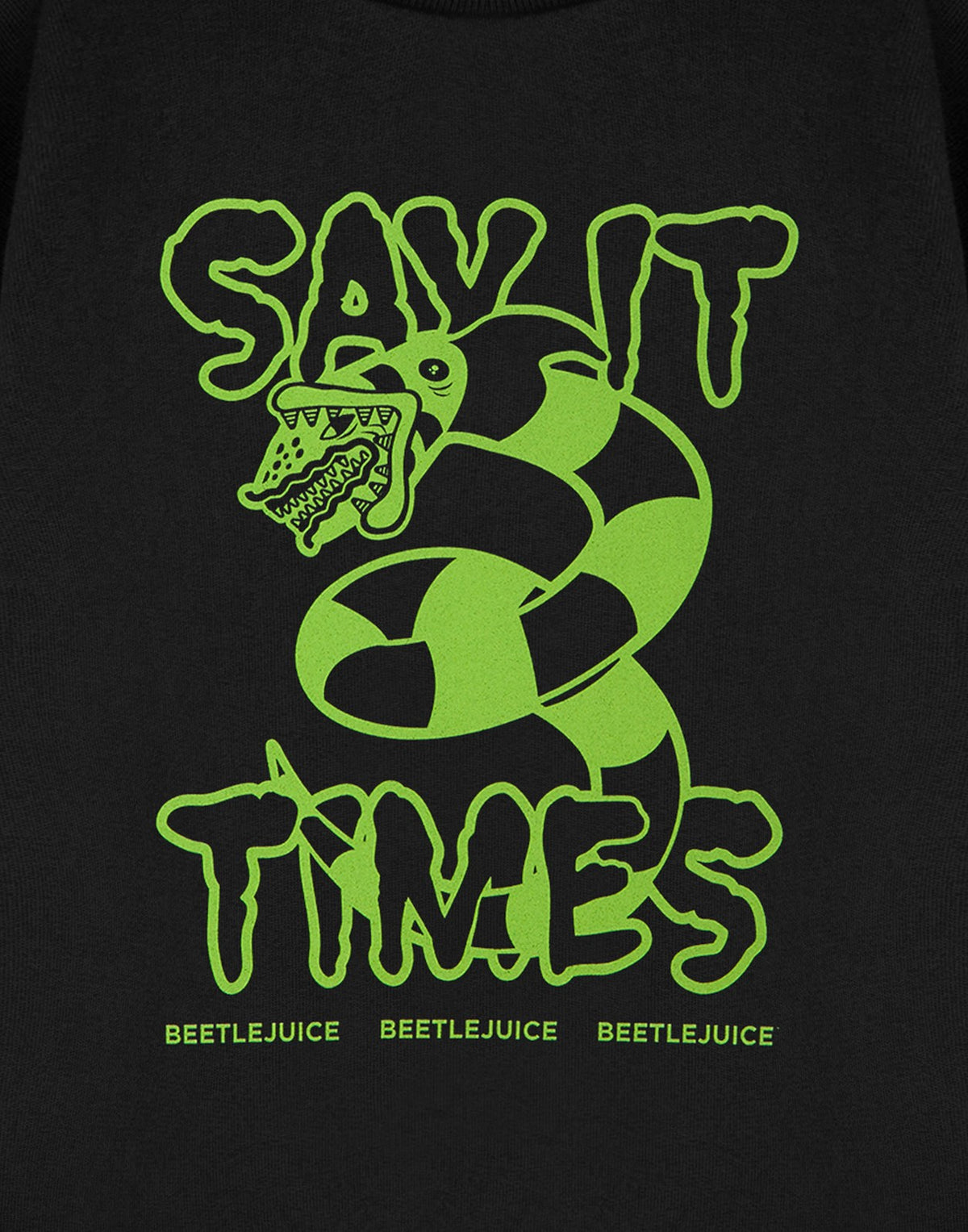 Beetlejuice Sweatshirt | Unisex Kids Black | Official Merch