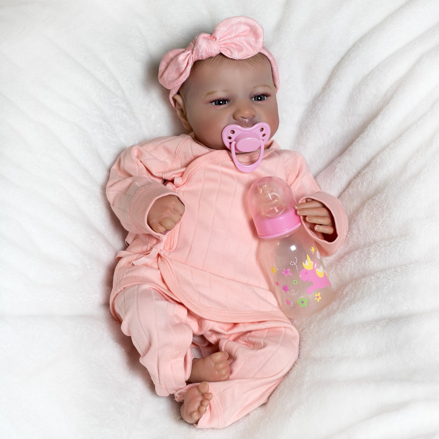 18" Realistic Reborn Baby Dolls Real Handmade Newborn Girl Boy Lifelike Doll Toy