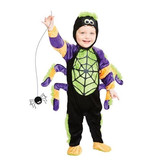 Toddler Spider Costume Halloween Kids Fancy Dress Spooky Spider Outfit with Hat