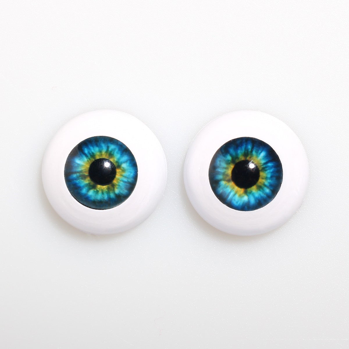 2 Pairs Reborn Baby Doll Eyes Half Round Acrylic Eyeballs Accessories DIY Supply