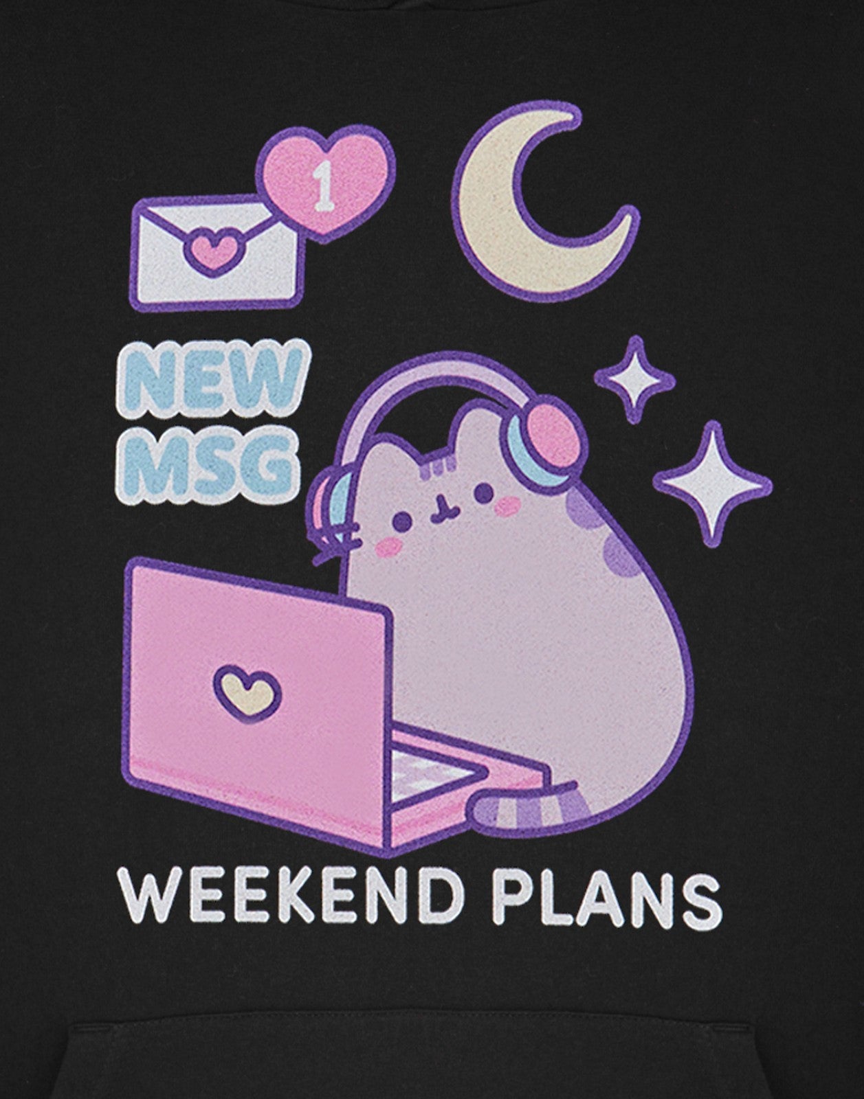 Pusheen Hoodie | Womens Black | Official Merch
