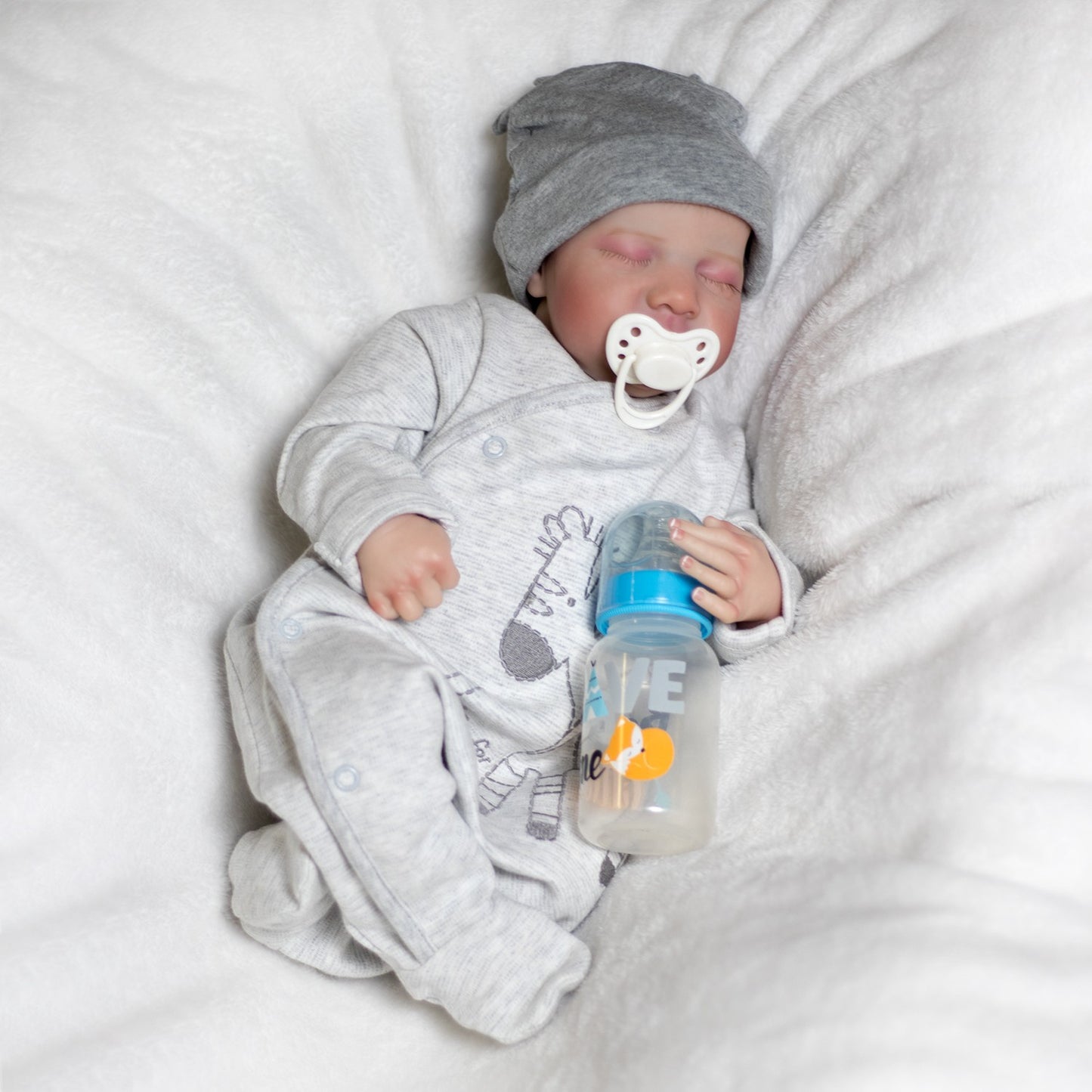 18" Realistic Reborn Baby Dolls Real Handmade Newborn Girl Boy Lifelike Doll Toy