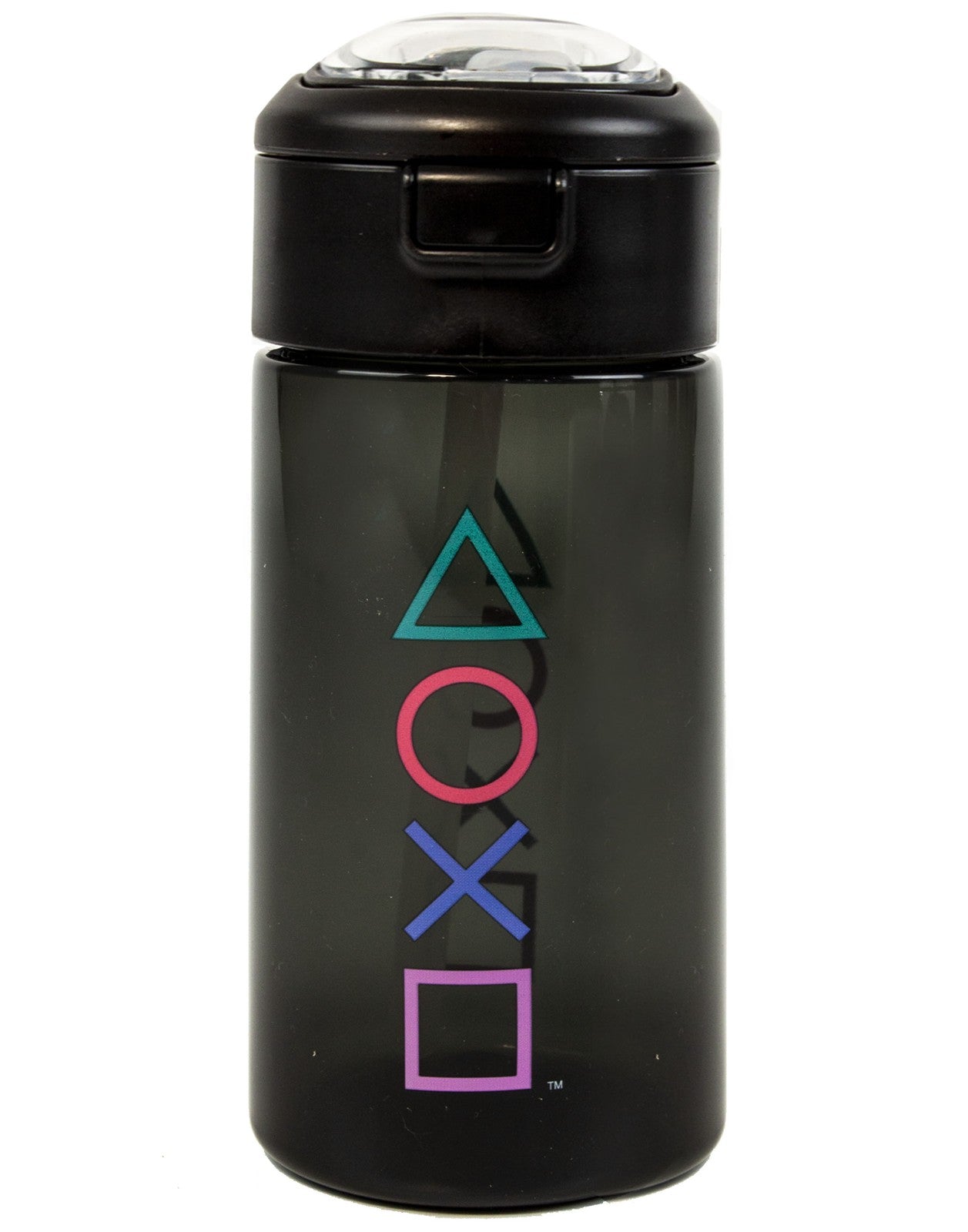 PlayStation Spout Water Bottle | Womens Black | Official Merch