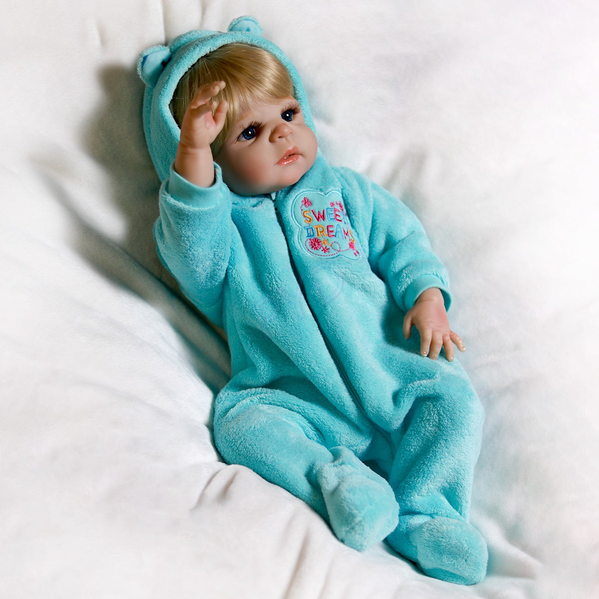 22" Full Body Vinyl Silicone Reborn Baby Dolls Washable Newborn Toddler Boy Gift
