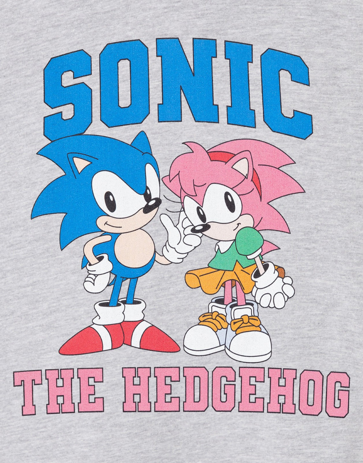 Sonic the Hedgehog Hoodie | Girls Grey Marl | Official Merch