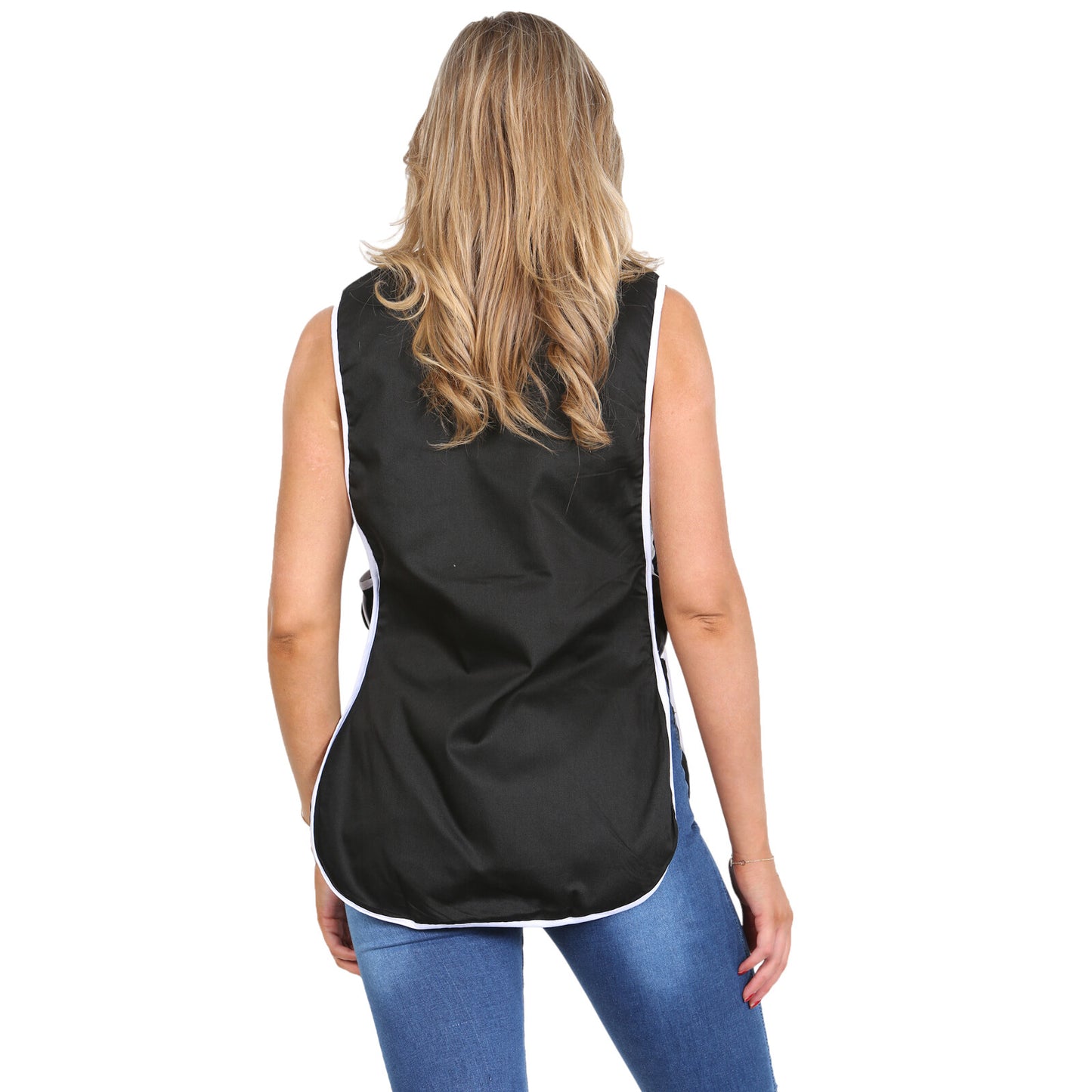 LADIES TABARD WOMENS TABBARD APRON WITH POCKET KITCHEN CLEANING CHEF WORK WEAR